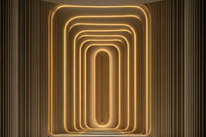Server room or abstract tunnel